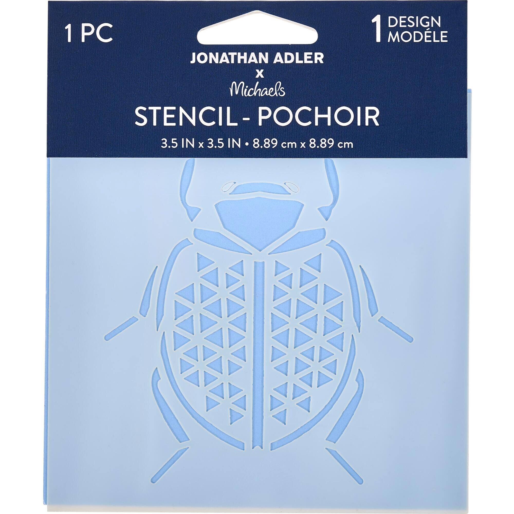 Jonathan Adler x Michaels 3.5" Scarab Stencil